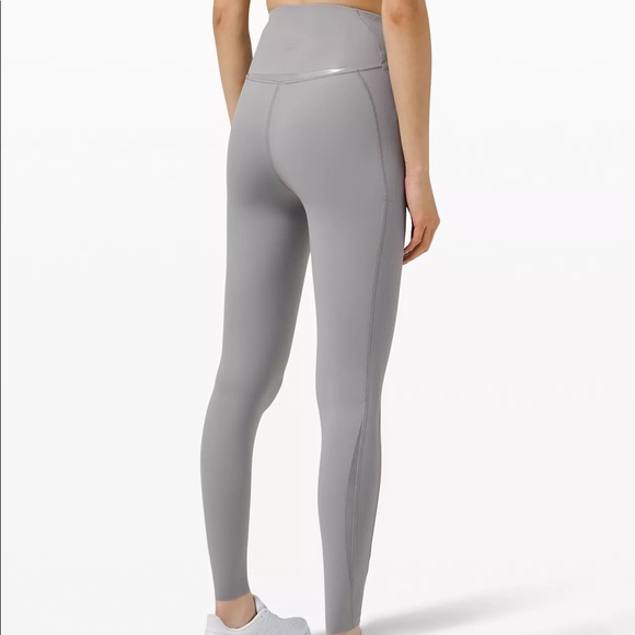 Lululemon Gloss Trim Run Super-High-Rise Tight 28" - Picture 3 of 10